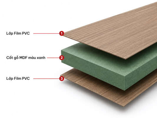 Cấu tạo gỗ MDF Hùng Việt