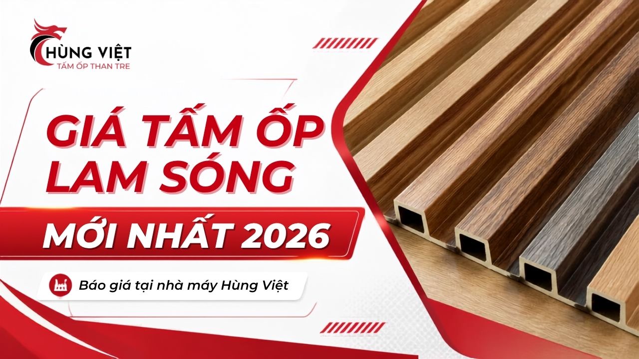 Giá tấm ốp lam sóng mới nhất 2026: Báo giá tại nhà máy Hùng Việt